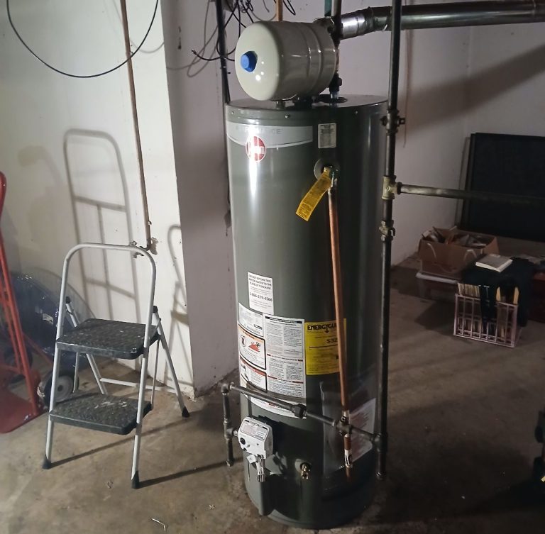 Water heater installation